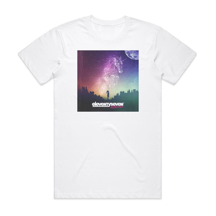 eleventyseven Rad Science Album Cover T-Shirt White