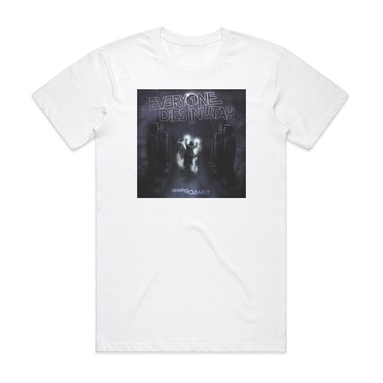 Everyone Dies in Utah Seeing Clearly Album Cover T-Shirt White