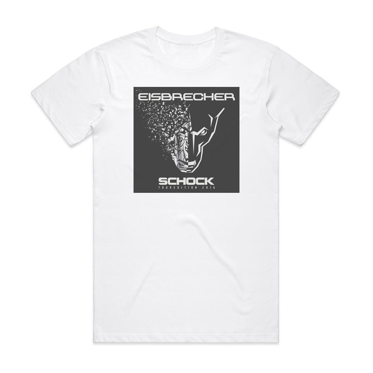 Eisbrecher Schock Touredition 2016 Album Cover T-Shirt White