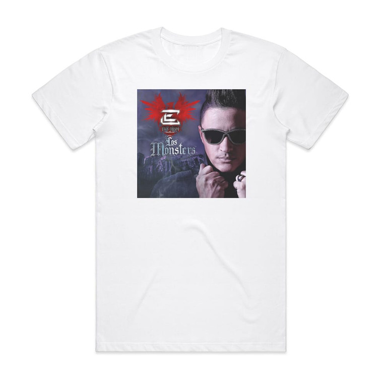 Elvis Crespo Los Monsters Album Cover T-Shirt White
