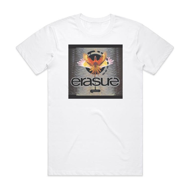 Erasure Chorus Album Cover T-Shirt White Erasure Chorus Album Cover T-Shirt White