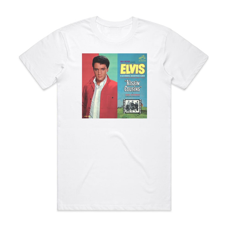 Elvis Presley Kissin Cousins Album Cover T-Shirt White