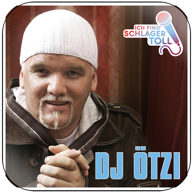 DJ Otzi Ich Find Schlager Toll Album Cover Sticker