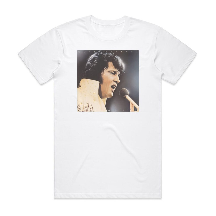 Elvis Presley By Request Album Cover T-Shirt White