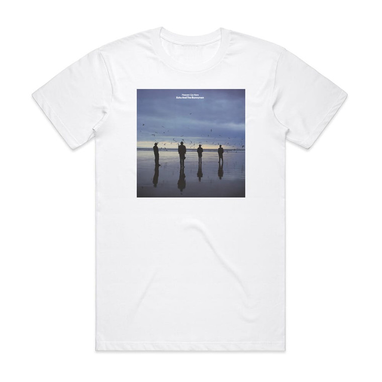 Echo and The Bunnymen Heaven Up Here Album Cover T-Shirt White