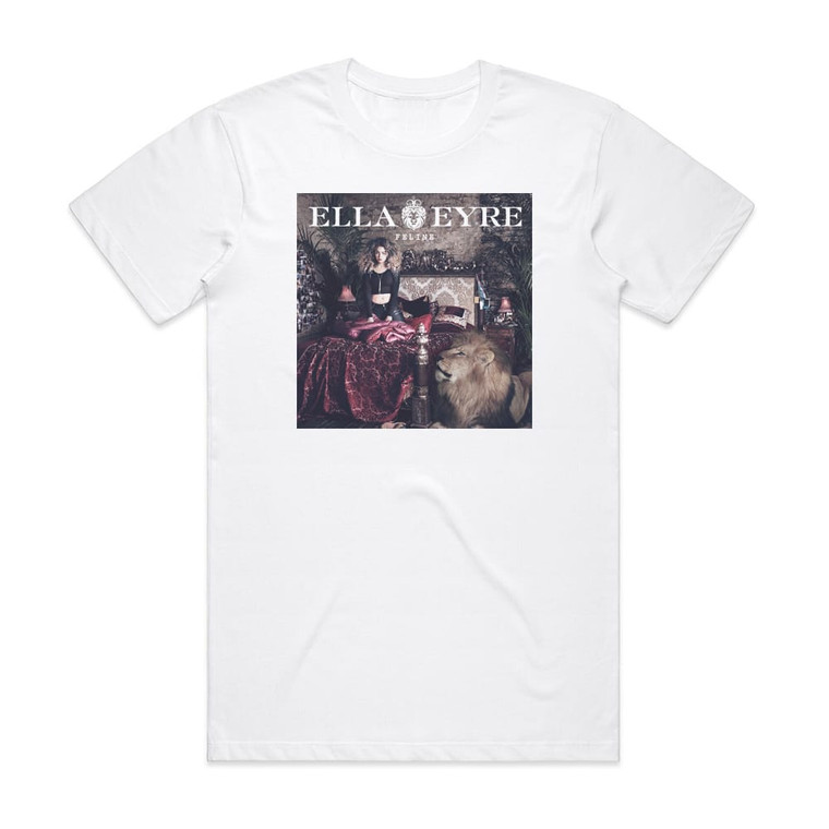 Ella Eyre Feline Album Cover T-Shirt White