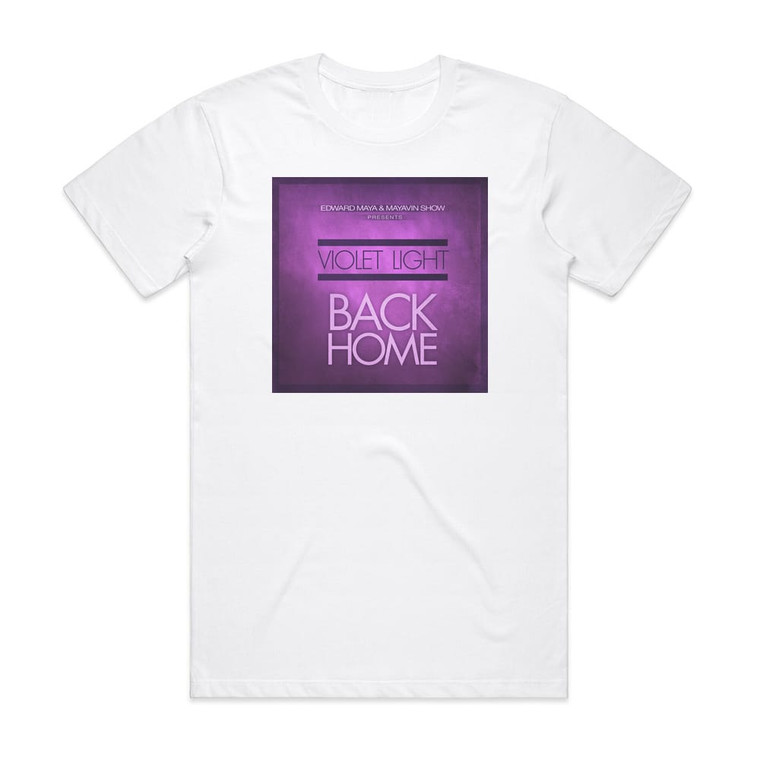 Edward Maya Back Home Album Cover T-Shirt White