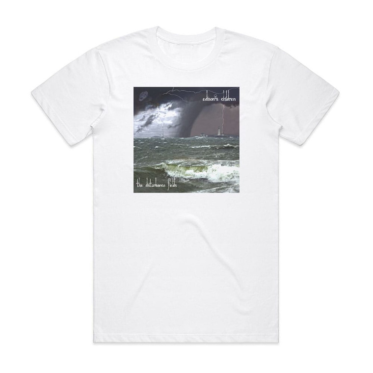 Edisons Children The Disturbance Fields Album Cover T-Shirt White