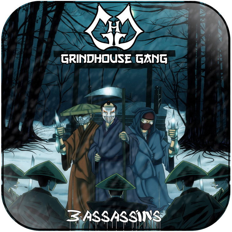 Grindhouse Gang 3 Assassins Album Cover Sticker