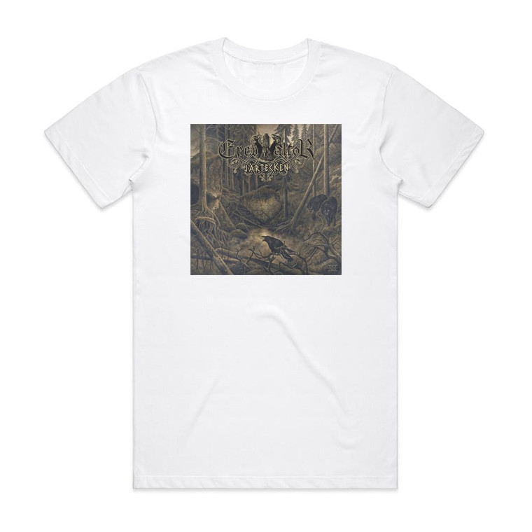 Ereb Altor Jrtecken Album Cover T-Shirt White Ereb Altor Jrtecken Album Cover T-Shirt White