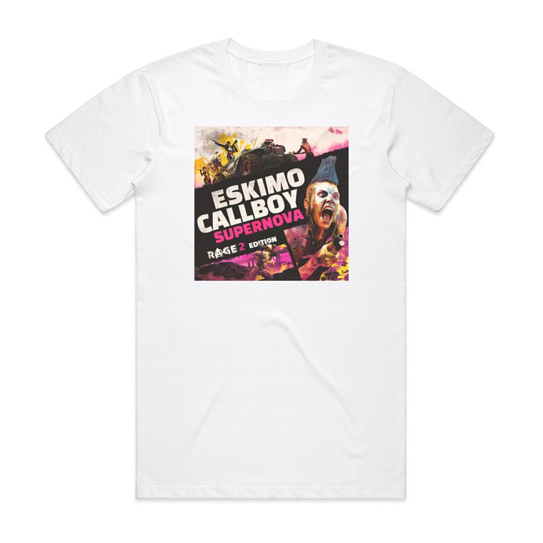 Eskimo Callboy Supernova Rage 2 Edition Album Cover T-Shirt White