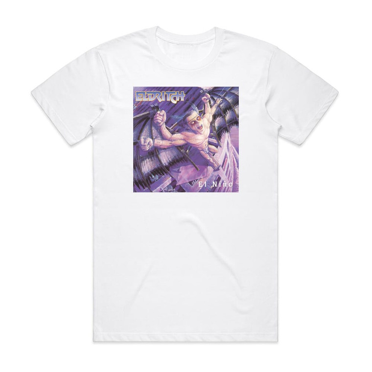 Eldritch El Nio Album Cover T-Shirt White