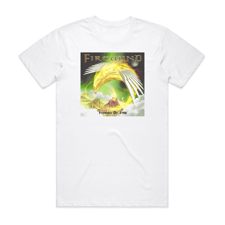Firewind Forged By Fire Album Cover T-Shirt White