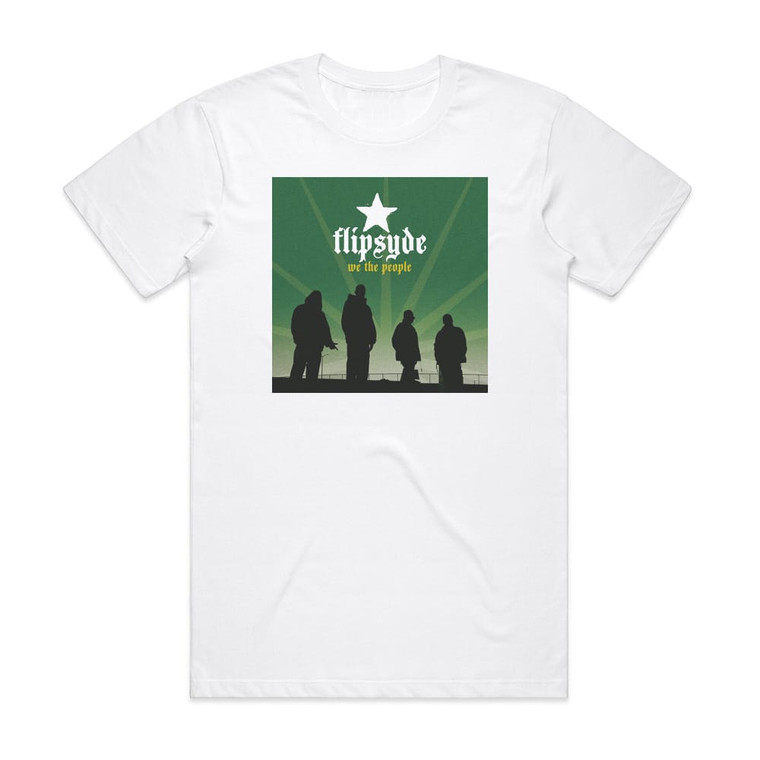 Flipsyde We The People Album Cover T-Shirt White