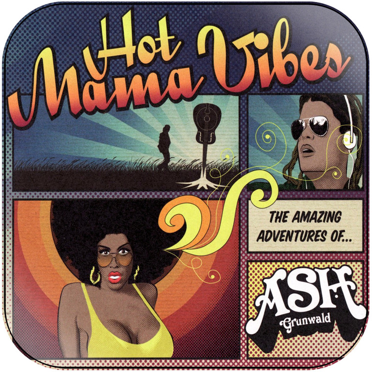 Ash Grunwald Hot Mama Vibes Album Cover Sticker