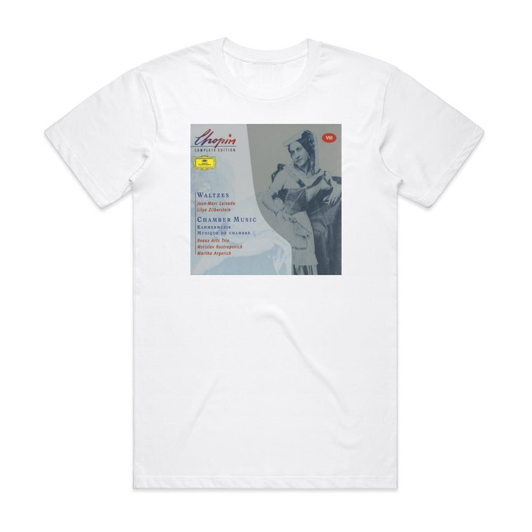 Frederic Chopin Complete Edition 4 Album Cover T-Shirt White