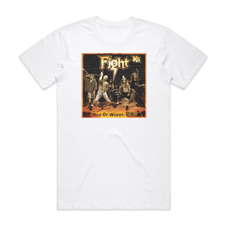 Fight K5 War Of Words Demos Album Cover T-Shirt White