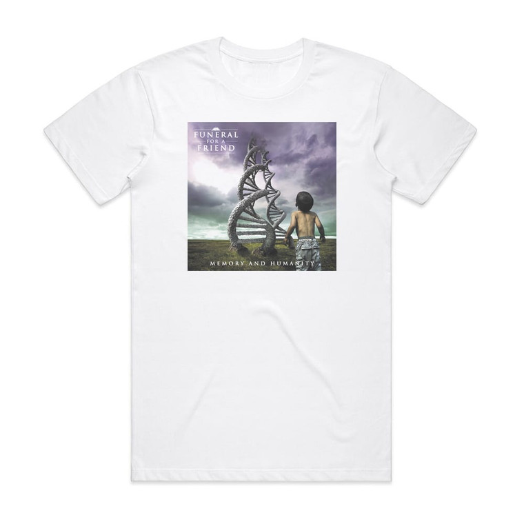 Funeral for a Friend Memory And Humanity Album Cover T-Shirt White