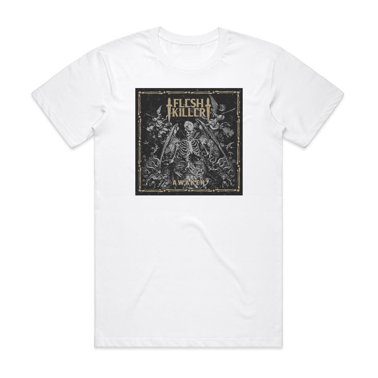 Fleshkiller Awaken Album Cover T-Shirt White