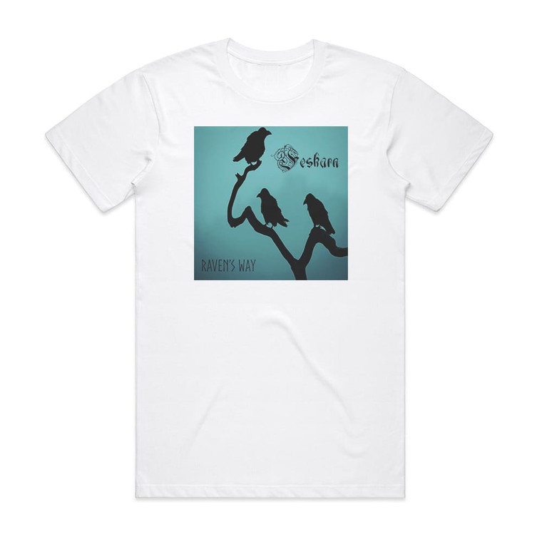 Feskarn Ravens Way Album Cover T-Shirt White