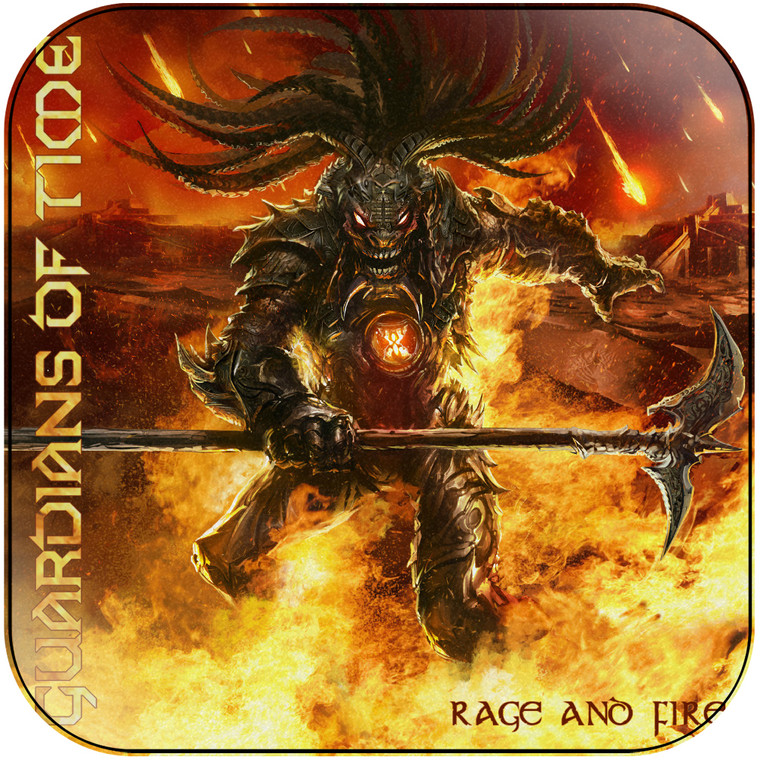 Guardians of Time Rage And Fire Album Cover Sticker