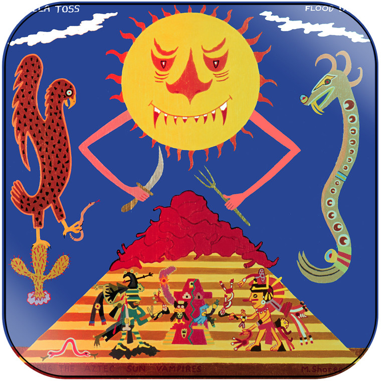 Guerilla Toss Flood Dosed Album Cover Sticker