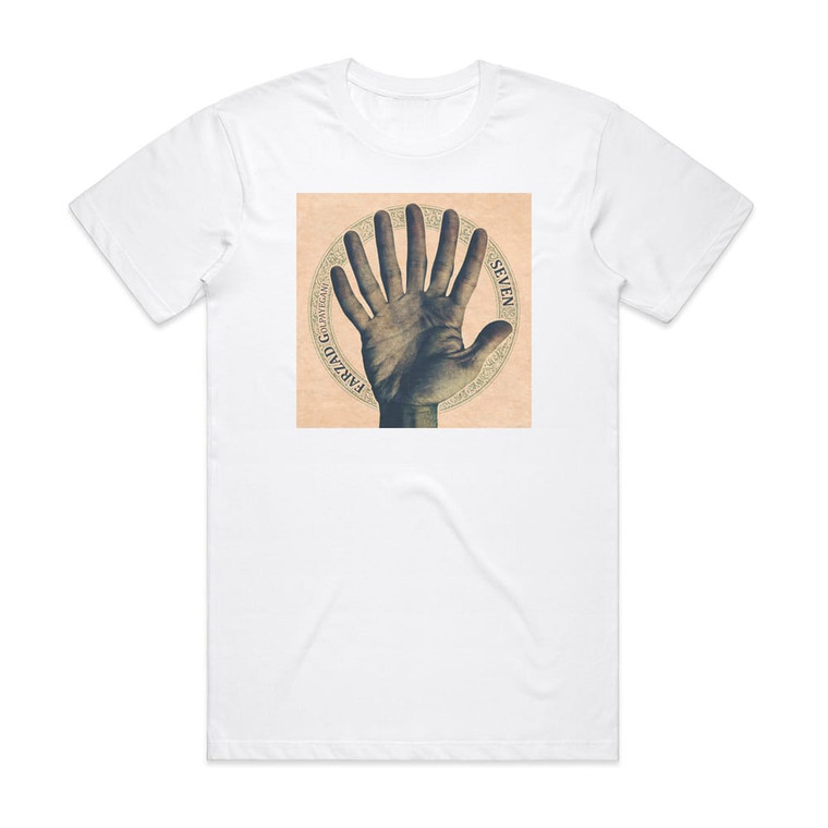 Farzad Golpayegani Seven Album Cover T-Shirt White