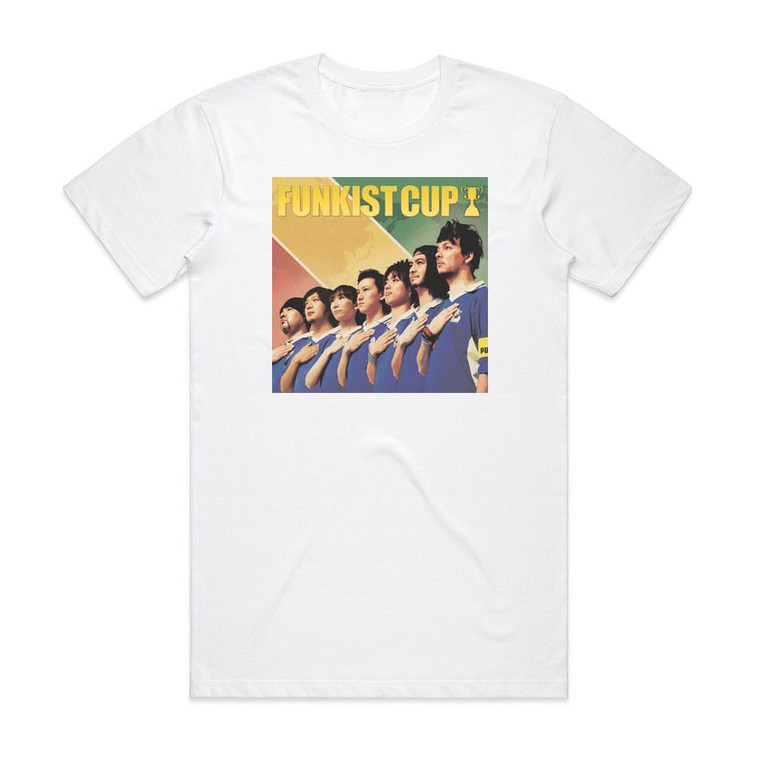 FUNKIST Funkist Cup Album Cover T-Shirt White