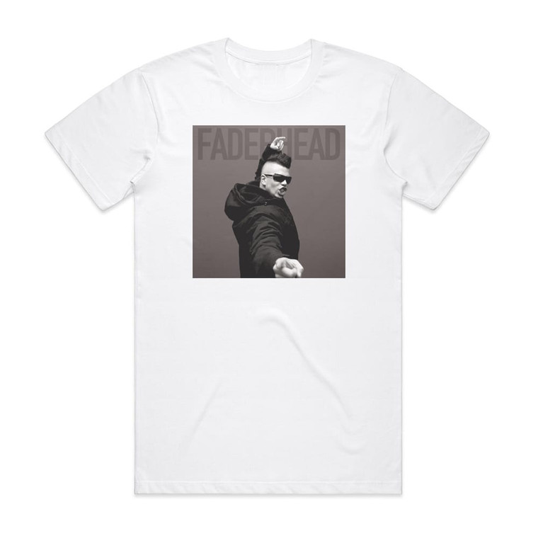 Faderhead Fh1 Album Cover T-Shirt White