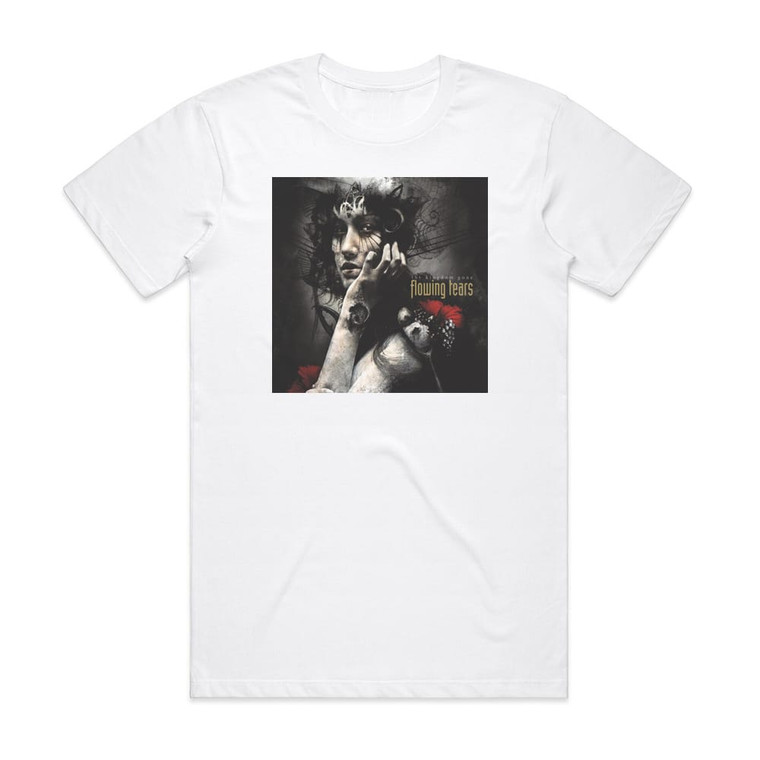Flowing Tears Thy Kingdom Gone Album Cover T-Shirt White