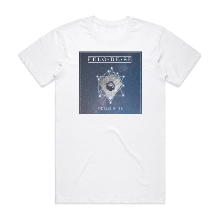 Felo De Se Fidelis In Se Album Cover T-Shirt White