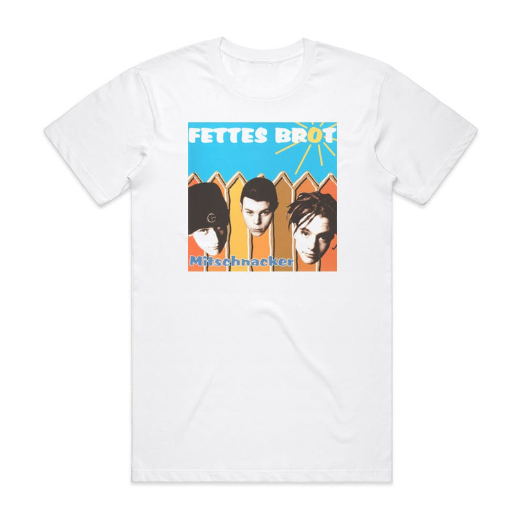 Fettes Brot Mitschnacker Album Cover T-Shirt White