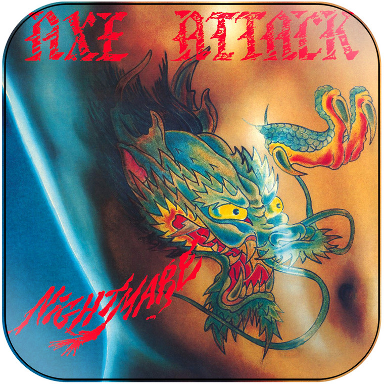 Guitar Petes Axe Attack Nightmare Album Cover Sticker