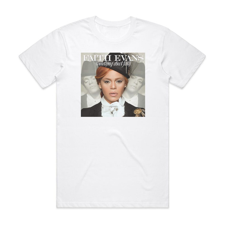 Faith Evans Something About Faith Album Cover T-Shirt White