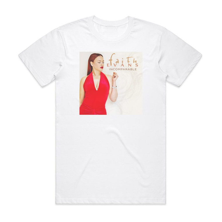 Faith Evans Incomparable Album Cover T-Shirt White