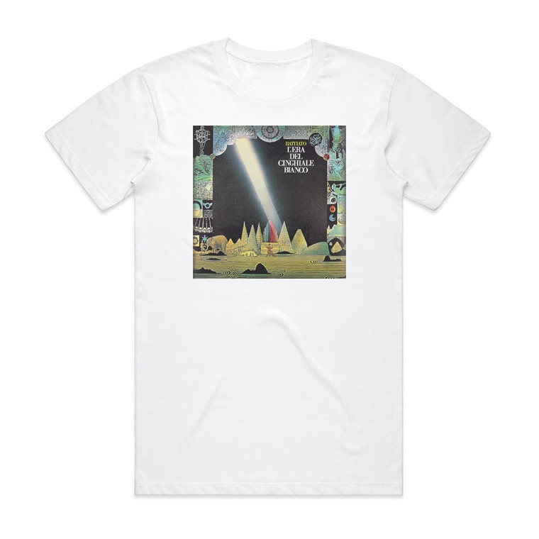 Franco Battiato Lera Del Cinghiale Bianco Album Cover T-Shirt White
