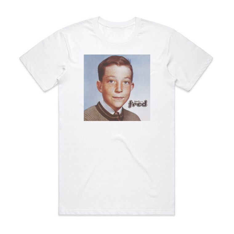Fred Schneider Just Fred Album Cover T-Shirt White