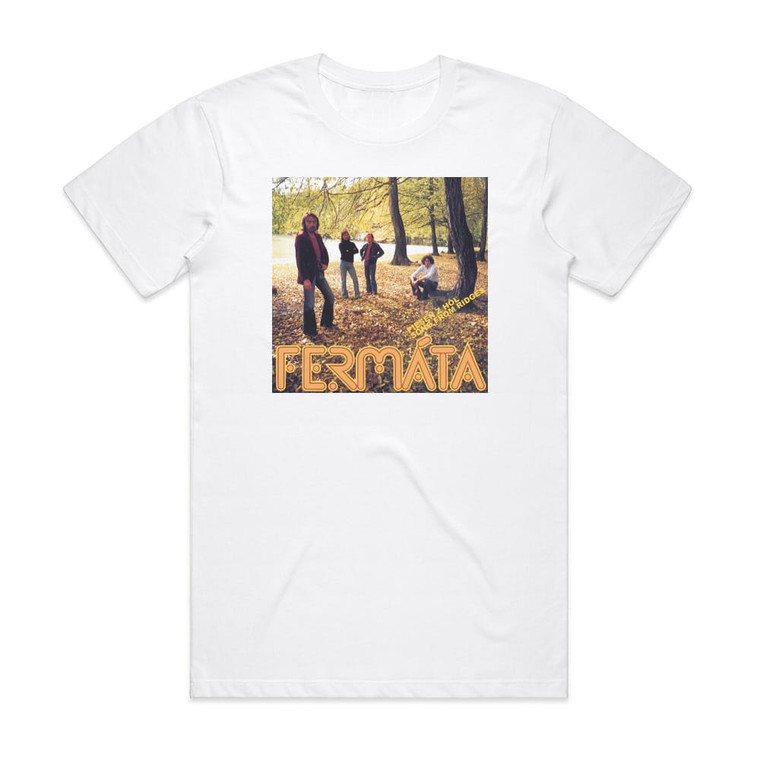 Fermata Piese Z H Album Cover T-Shirt White