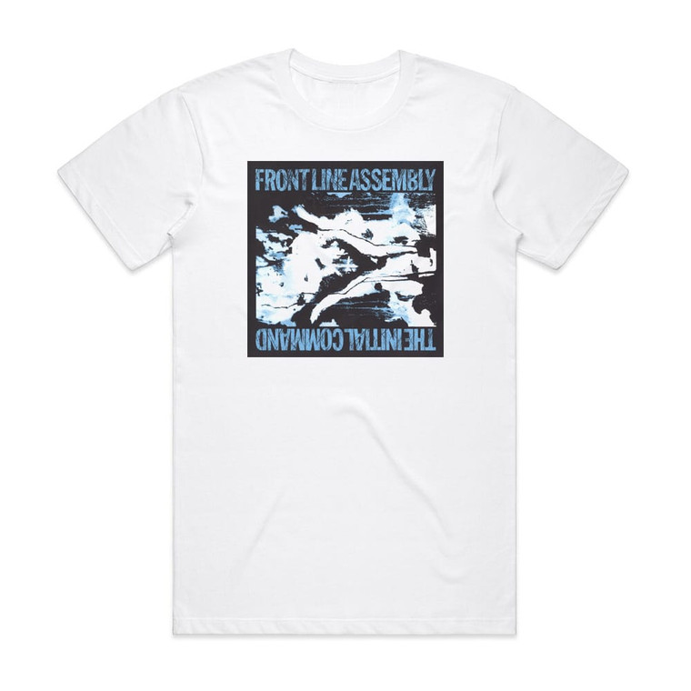 Front Line Assembly The Initial Command Album Cover T-Shirt White