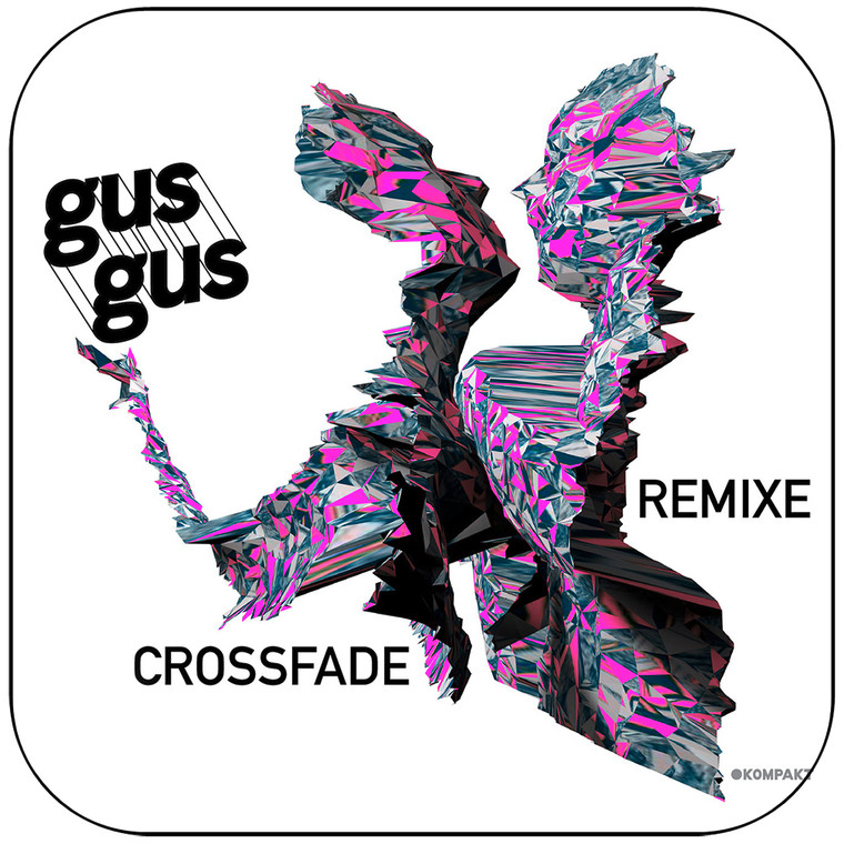 GusGus Crossfade Remixe Album Cover Sticker