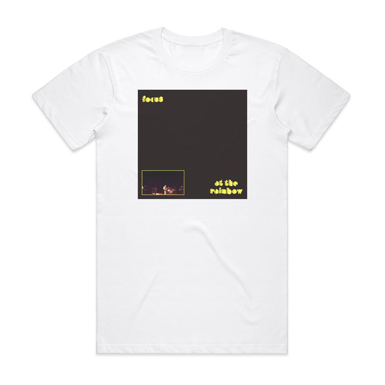 Focus Live At The Rainbow Album Cover T-Shirt White