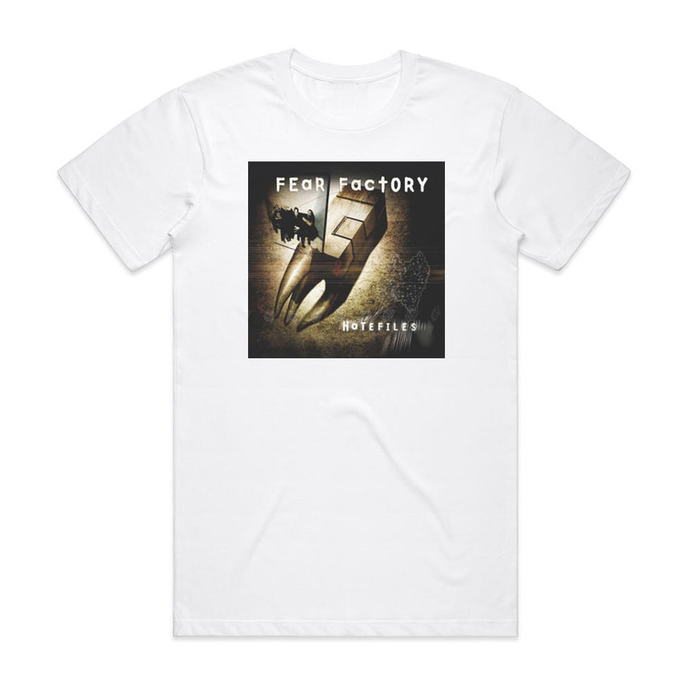 Fear Factory Hatefiles Album Cover T-Shirt White