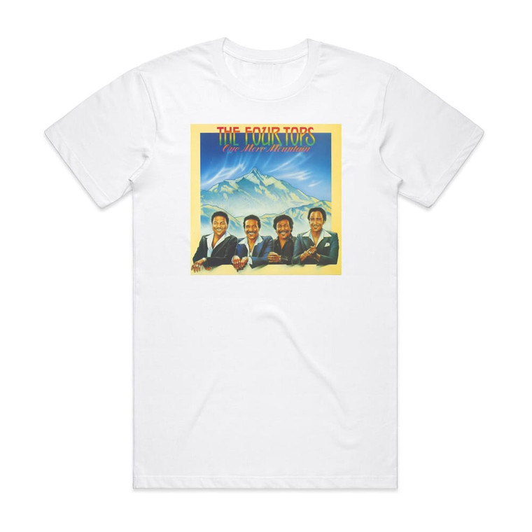 Four Tops One More Mountain 1 Album Cover T-Shirt White