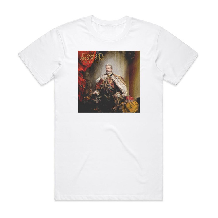 Fleshgod Apocalypse King Album Cover T-Shirt White