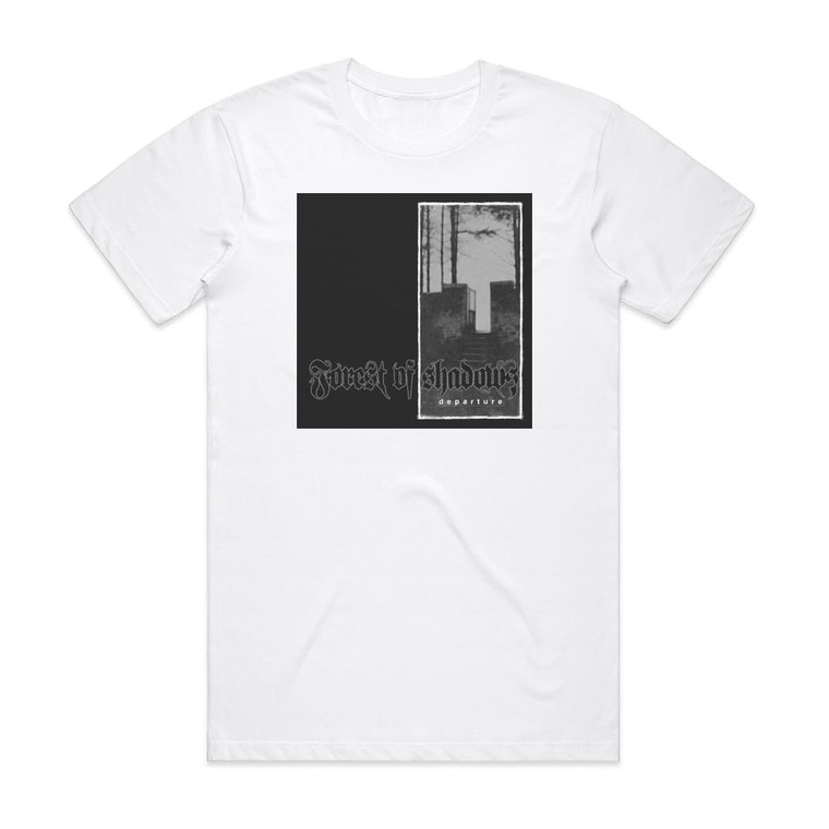 Forest of Shadows Departure Album Cover T-Shirt White