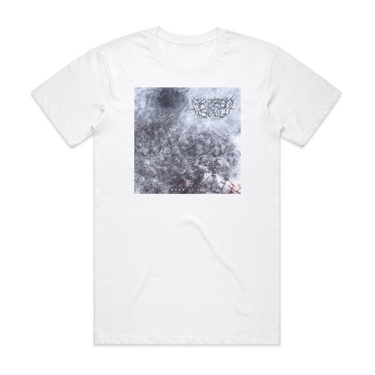 Frozen Soul Crypt Of Ice Album Cover T-Shirt White