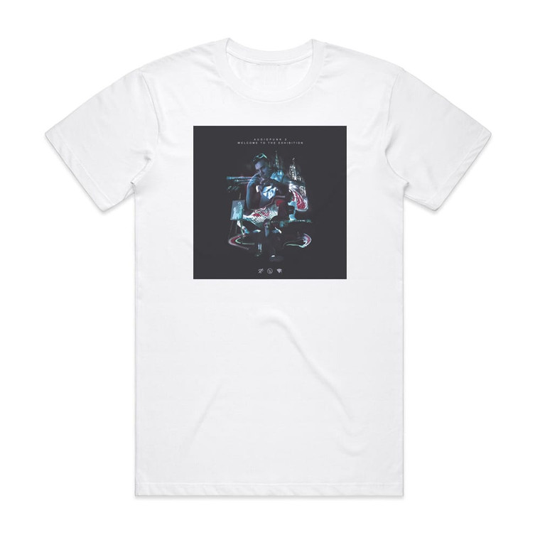 FLESH Audiopunk 2 Welcome To The Exhibition Album Cover T-Shirt White