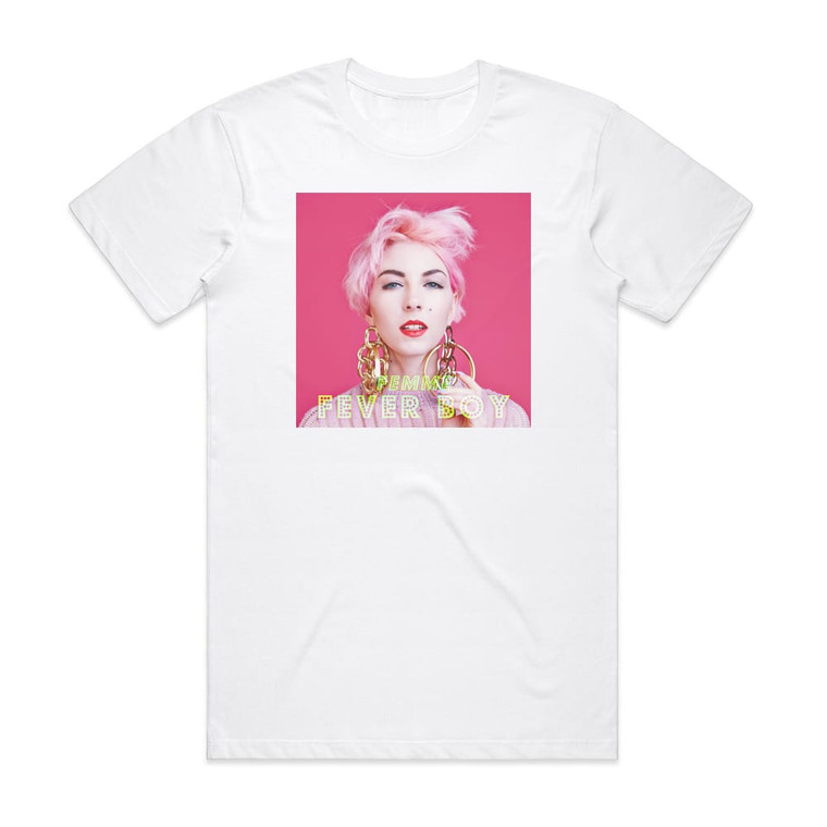 FEMME Fever Boyheartbeat Album Cover T-Shirt White