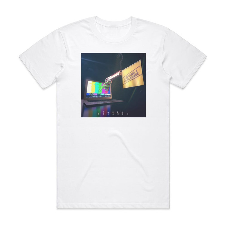 Fabio Rovazzi Andiamo A Comandare Album Cover T-Shirt White