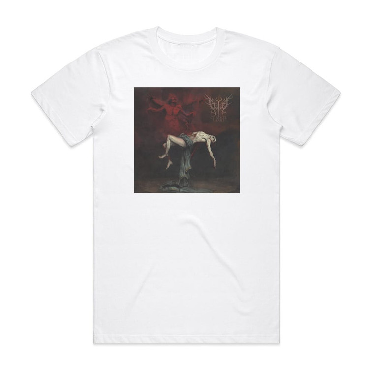 Flykt Charnel Heart Album Cover T-Shirt White
